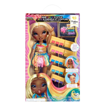 Rainbow High Hair Chalk&Style Doll- Meline (Gold)